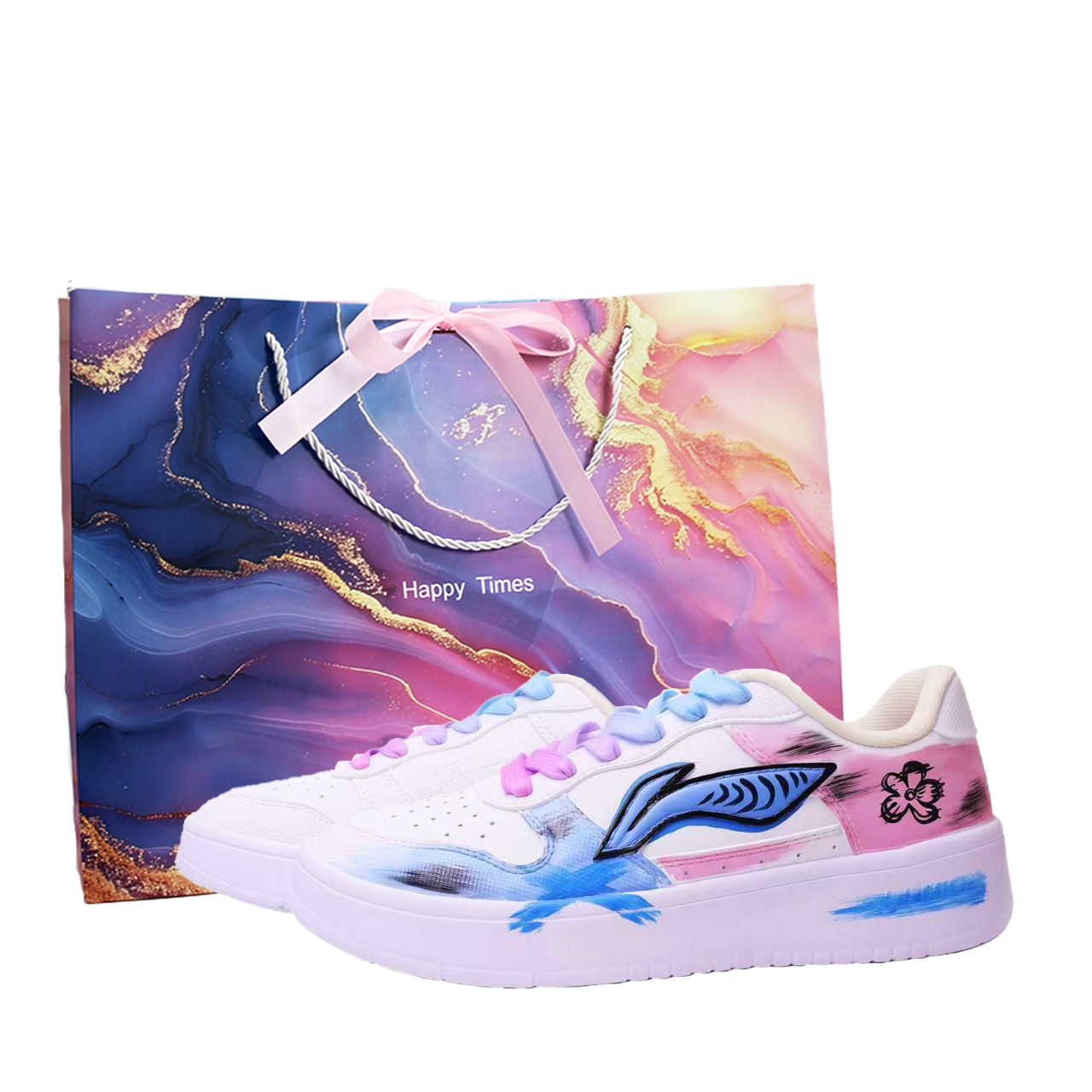 

Кроссовки для скейтбординга Unisex Pontoon Boats Balance Breathable Low top LINING, фиолетовый синий