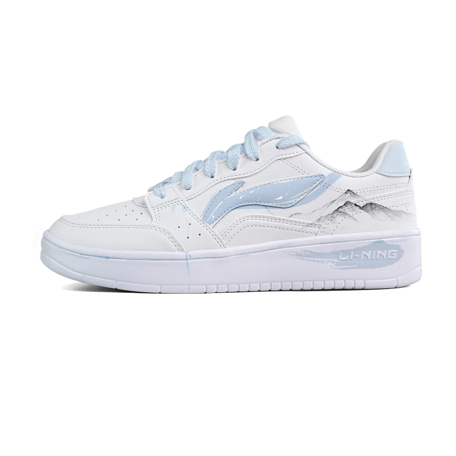 Кроссовки кеды с градиентом Li-Ning Sycee Белые