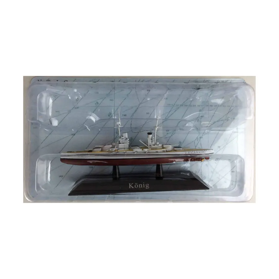

Немецкий линкор морской пехоты Kaiserliche SMS Koenig 1914 г., Seacraft (DeAgostini)