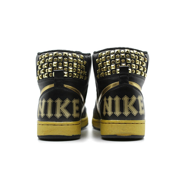 Кроссовки terminator high supreme 'black gold' Nike, черный — фото 4