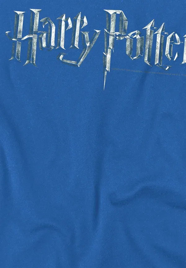 Футболка Harry Potter Logo Print T-Shirt Cotton Soul, королевский синий — фото 3