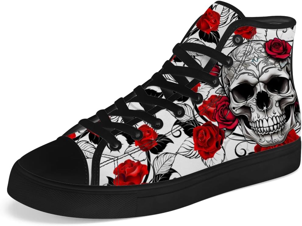 

Кеды на высокой подошве с черепом chebing, женские и мужские, с текстильным верхом, шнуровкой, повседневные, подарочные для мужчин и женщин, белый