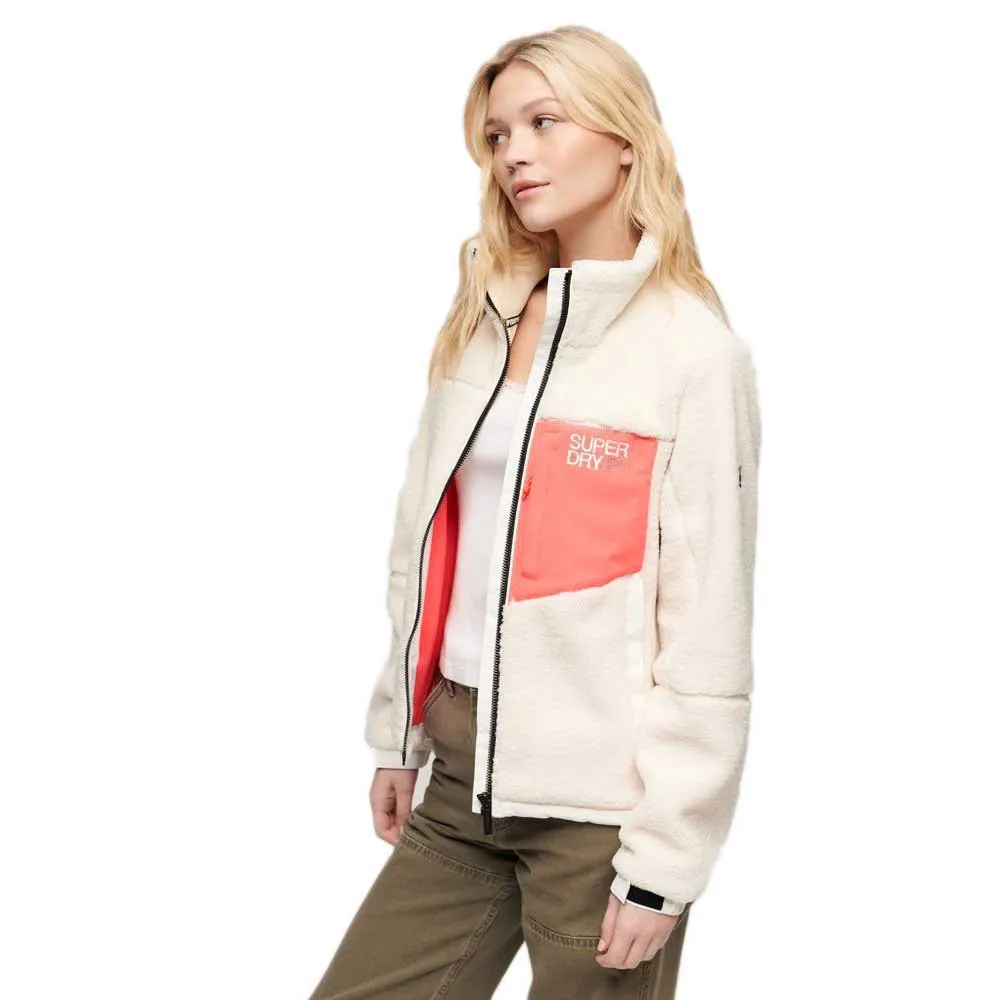 

Куртка Superdry Fleece Trekker, белый