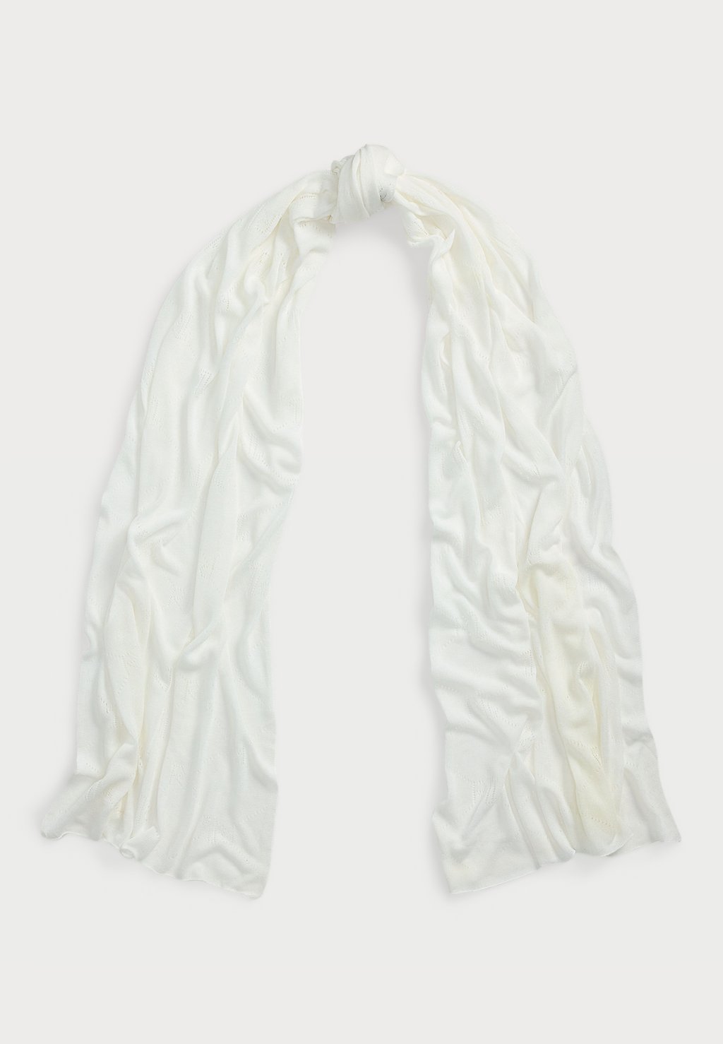 

Шарф POINTELLE LOGO WRAP SCARF Lauren Ralph Lauren, кремовый
