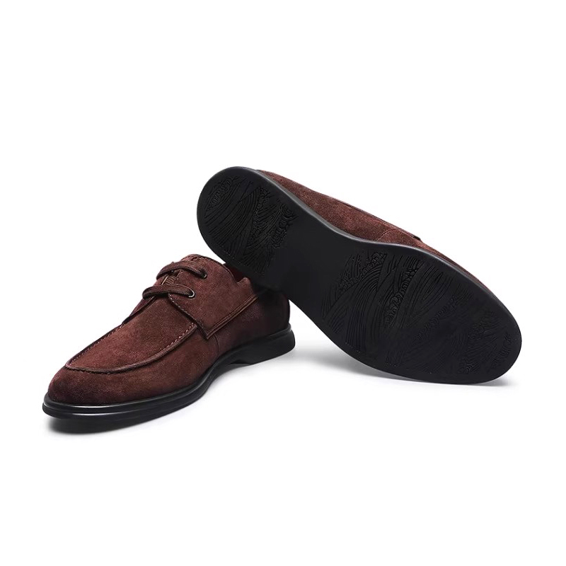 Bansley Мужские повседневные кроссовки Low top черно-коричневые, цвет Coffee — фото 4