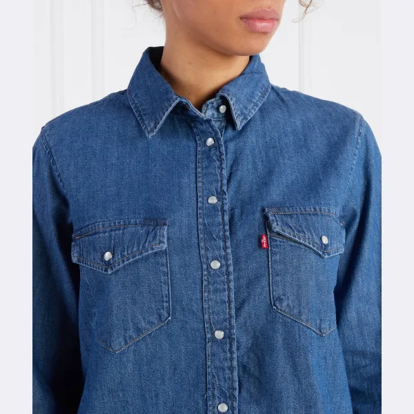 Легендарная рубашка стандартного кроя в стиле вестерн Go Steady 5 Levi'S, синий — фото 4