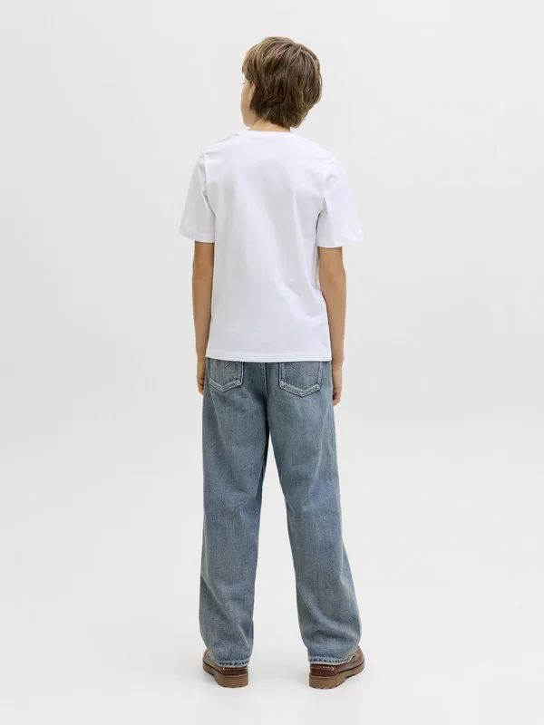 Джинсы свободного кроя jjialex jjoriginal Jack & Jones Junior, Blue Denim — фото 3