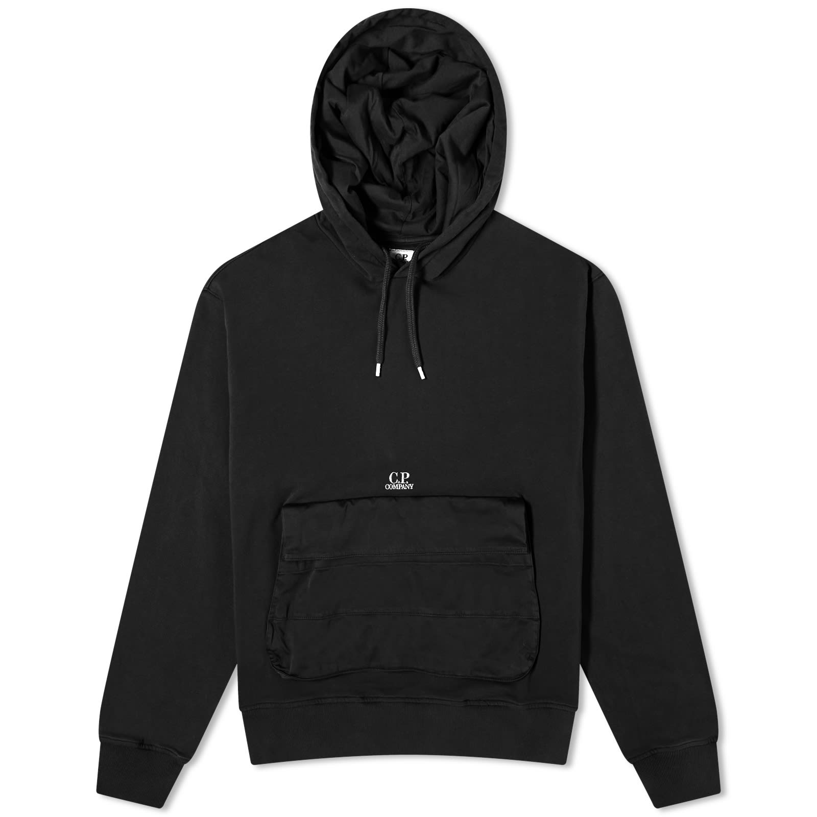 

Худи C.P. Company Nylon Pocket Popover Hoody, черный