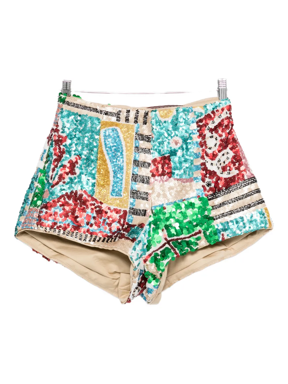 

Короткие шорты с пайетками Jazz Alemais, нейтральный