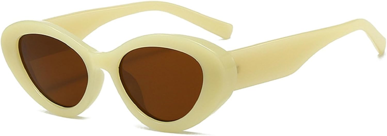 

Женские модные солнцезащитные очки, дизайнерские солнцезащитные очки для мужчин, круглые, аксессуар для вечеринок на открытом воздухе, унисекс, модель 89223 Melrose, Yellow