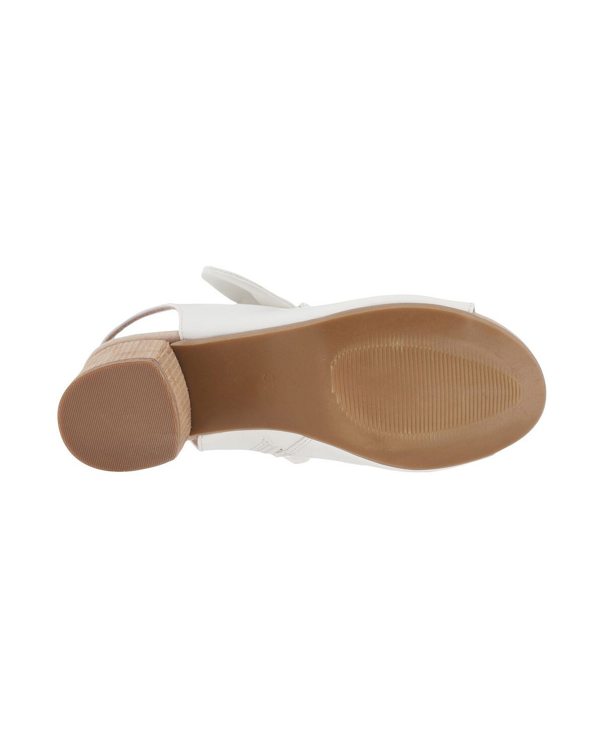 Женские босоножки на каблуке Kimora GC Shoes, белый — фото 4