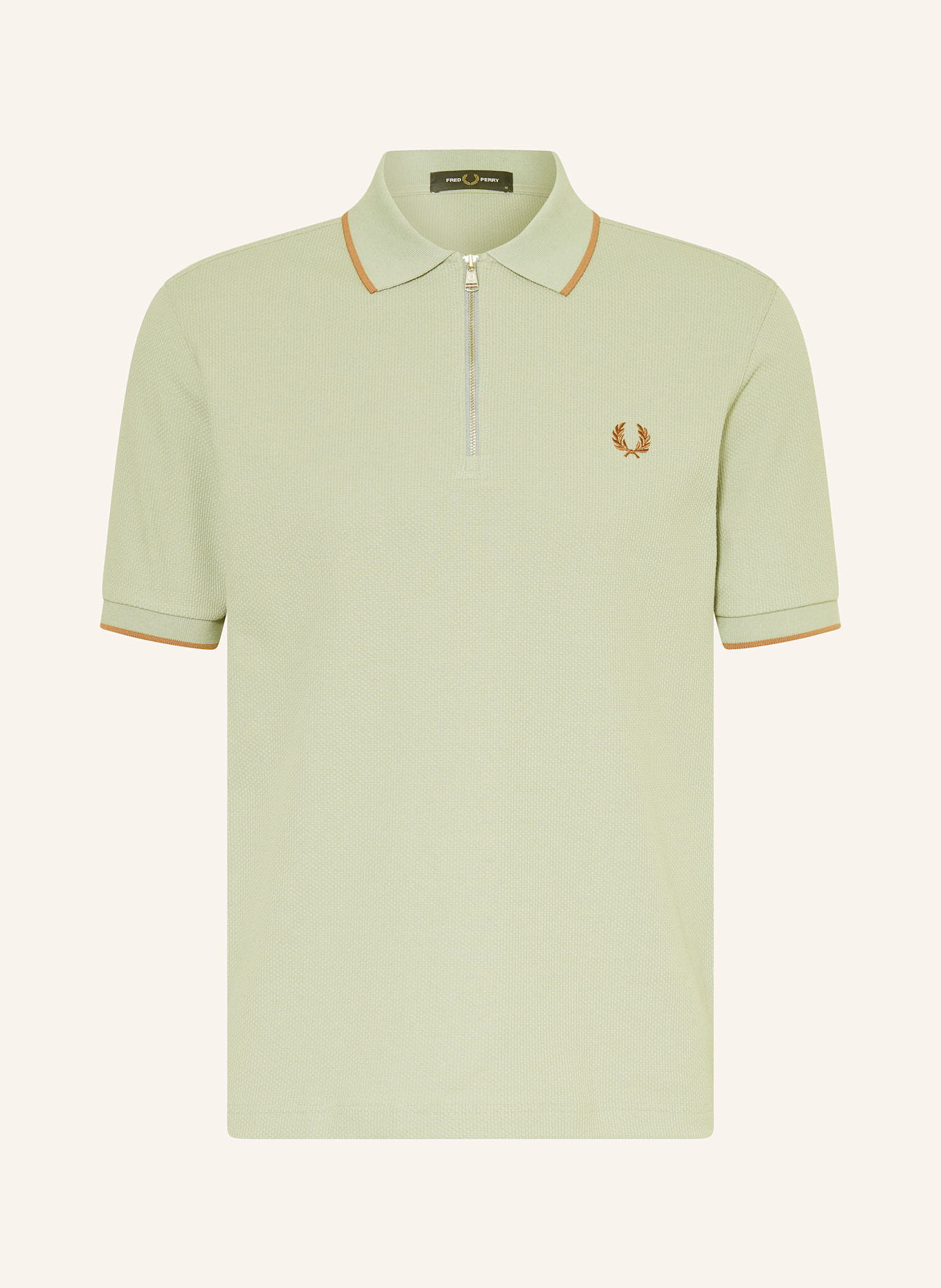

Рубашка поло из пике Fred Perry, серый