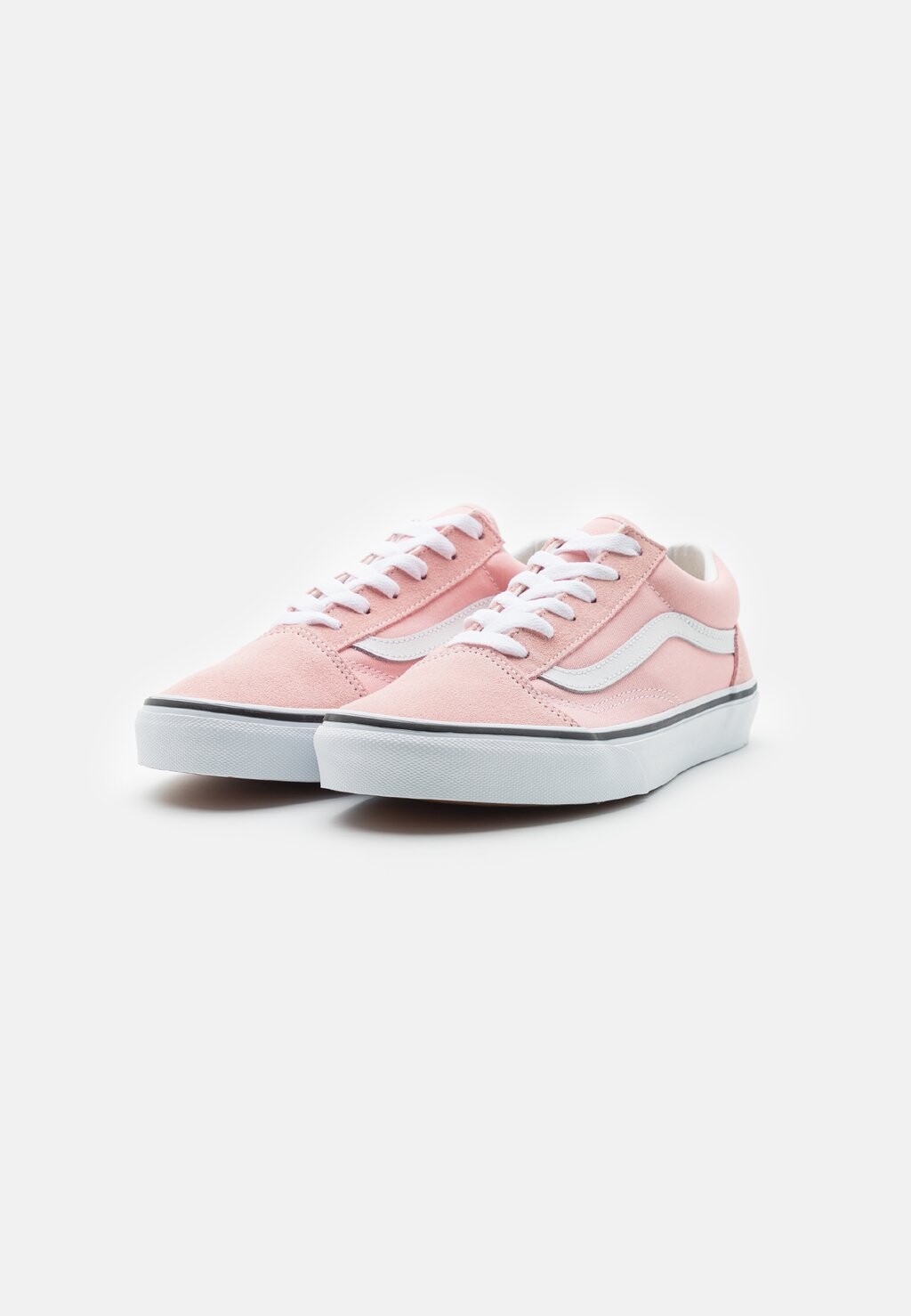 Низкие кроссовки Old Skool Unisex Vans, цвет powder pink/true white — фото 2