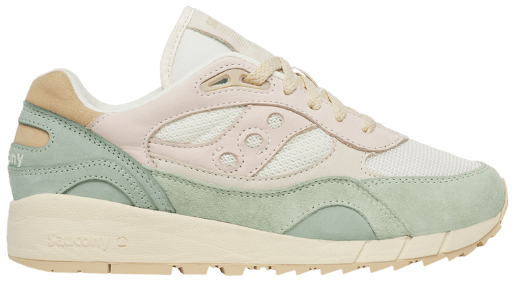 

Кроссовки Saucony Shadow 6000 'Off White Light Green', кремовый