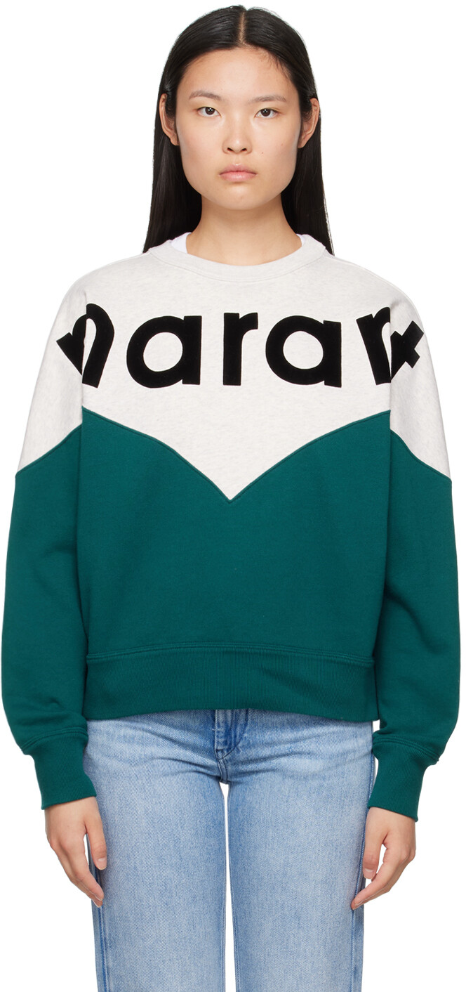 

Off-White & Green Толстовка Houston Isabel Marant Etoile