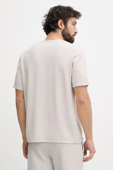 Футболка из модала Shirt BOSS, серый — фото 3