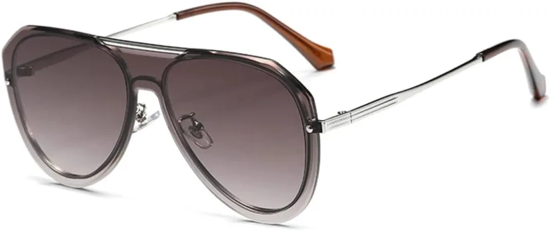 

Винтажные большие женские солнцезащитные очки, модные роскошные мужские очки для активного отдыха и вождения, солнцезащитные очки UV400 VVTWSSW, Gray Gradient Gray