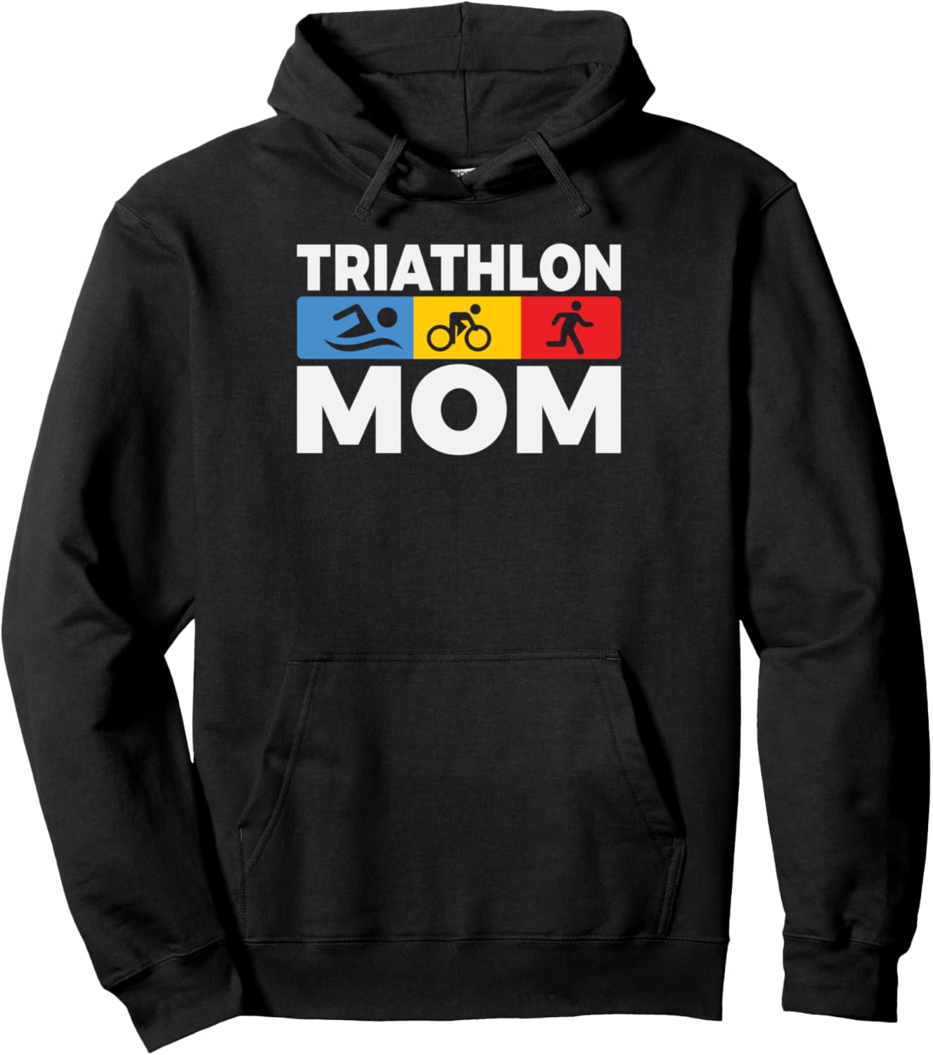 

Худи для мам-триатлонисток Triathlete Gifts, черный
