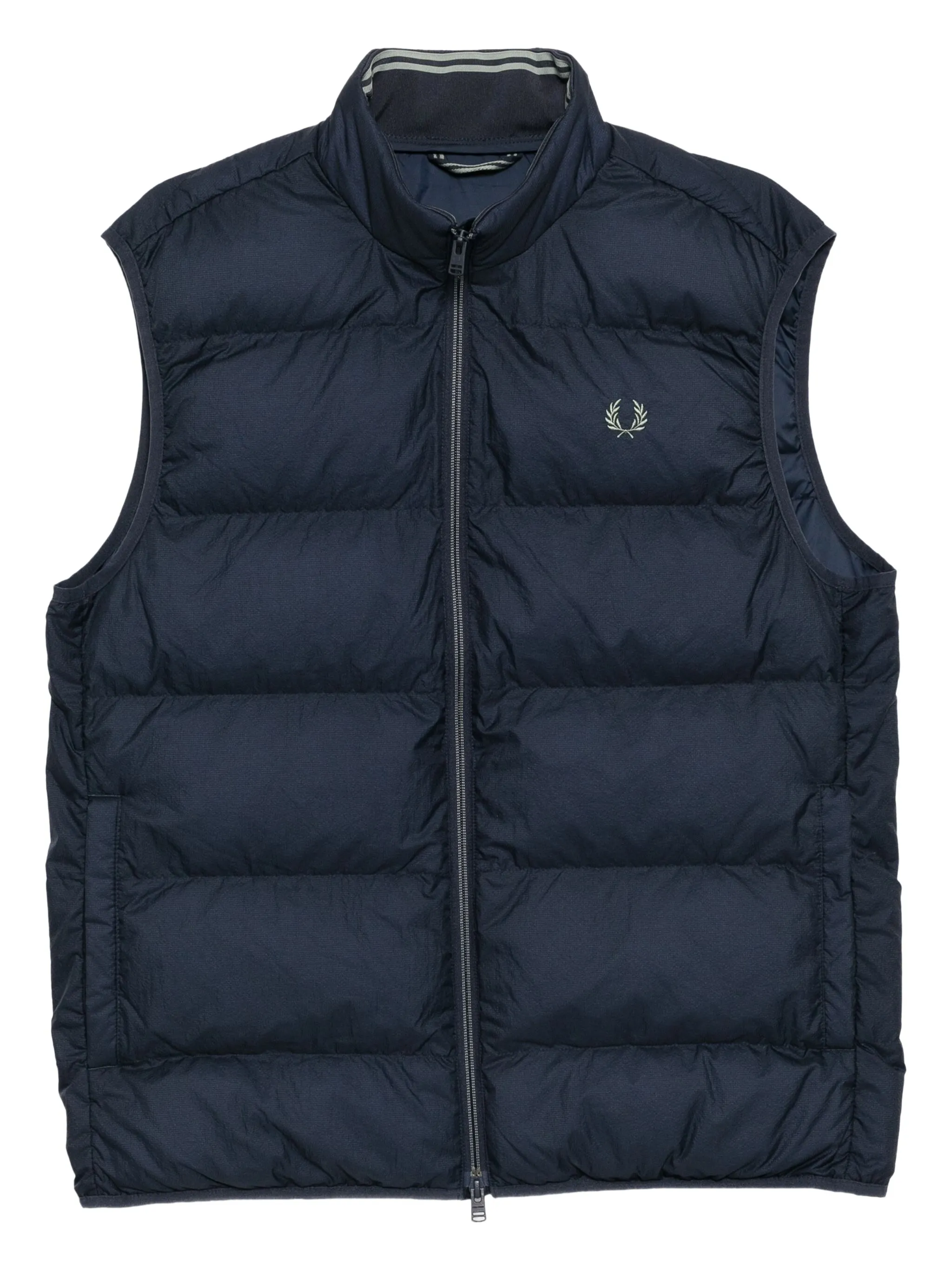 

Дутый жилет с логотипом Fred Perry, синий