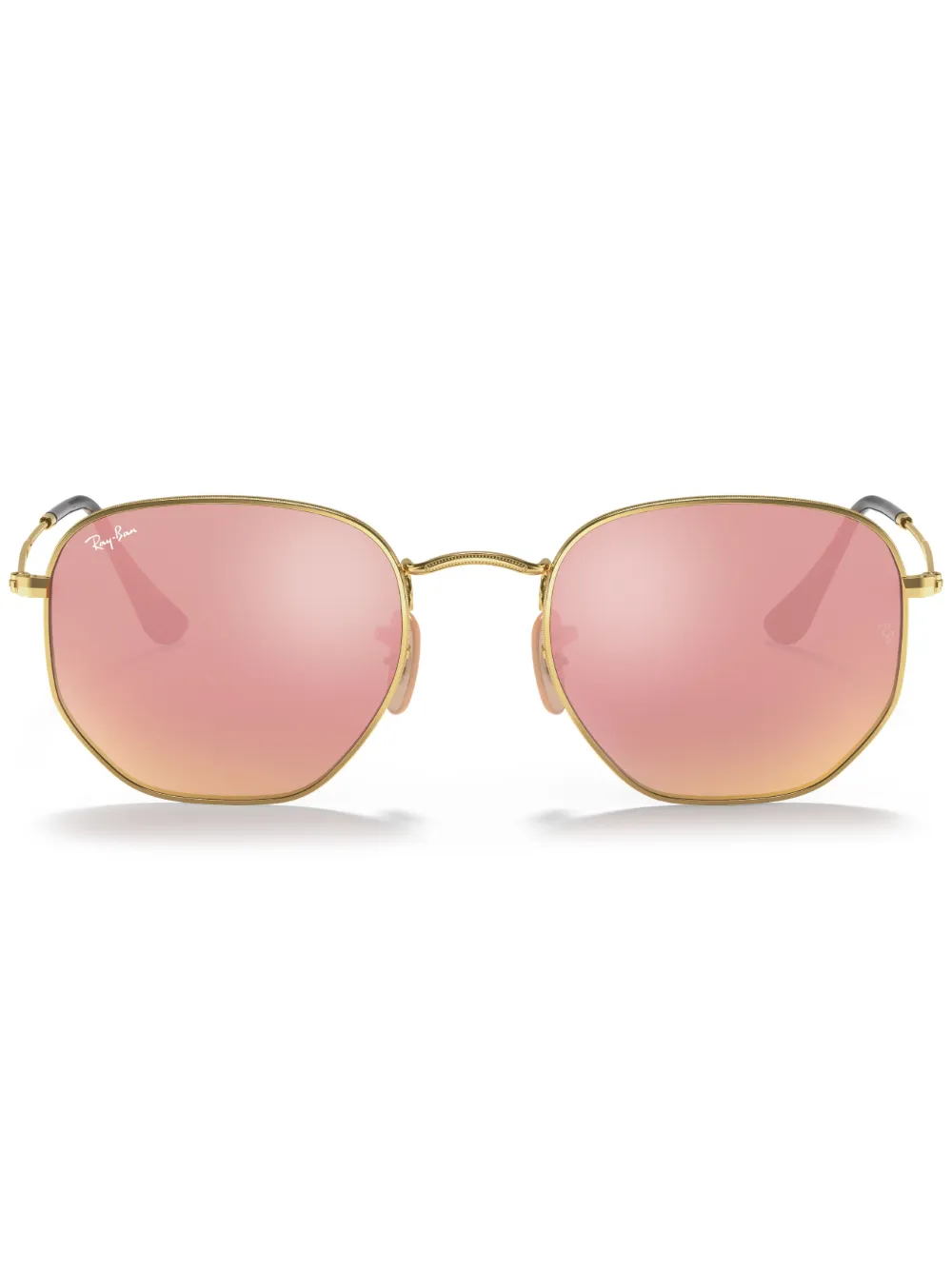 

Солнцезащитные очки в шестиугольной оправе Ray-Ban, золотой