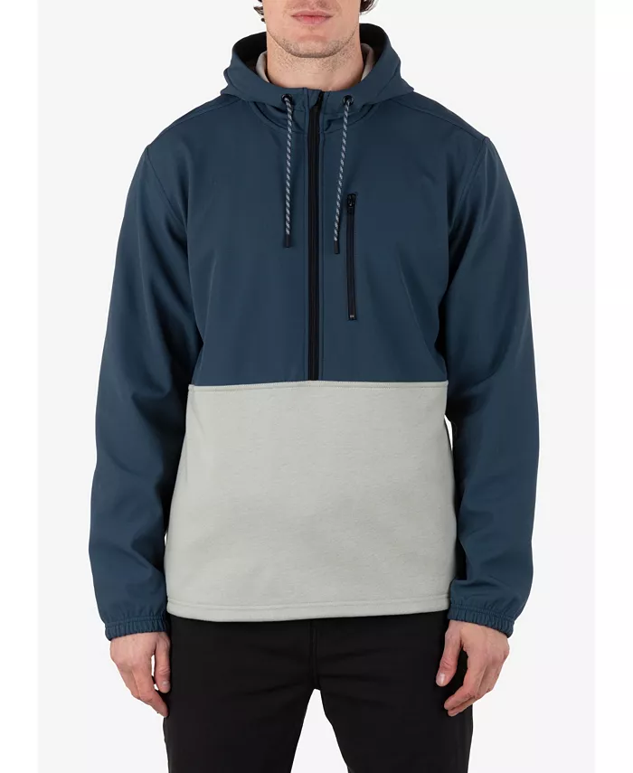 

Мужская утепленная толстовка с молнией до середины Surplus Heat Half-Zip Hurley, синий