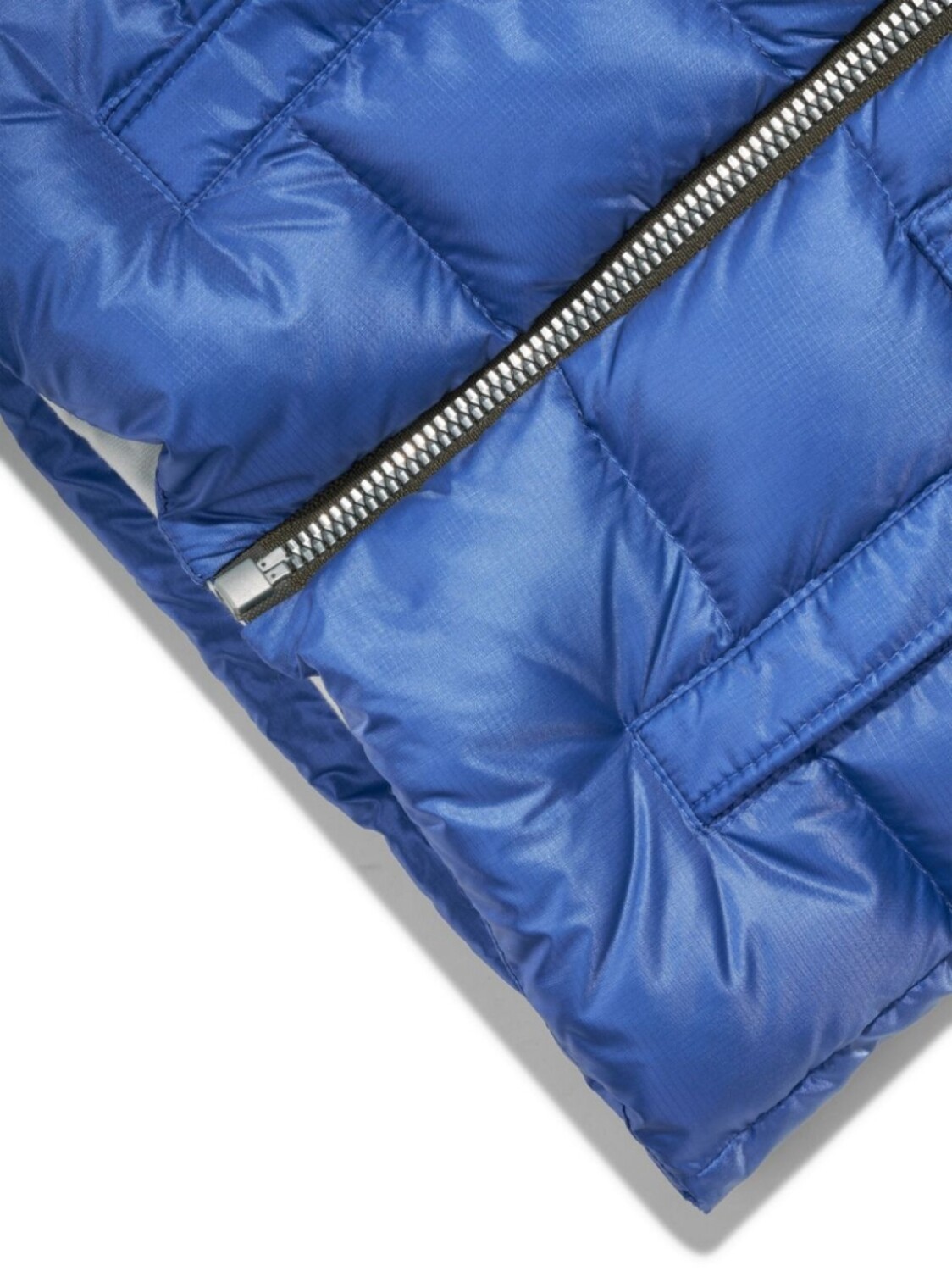 

Дутый жилет Oust с нашивкой-логотипом Moncler Enfant, синий