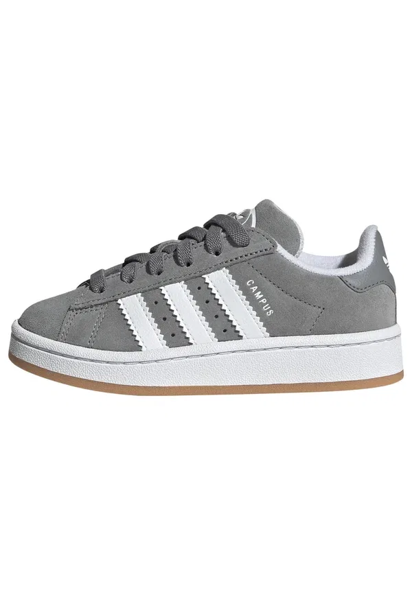 Кроссовки Campus Adidas Originals, серый три, белый, резина