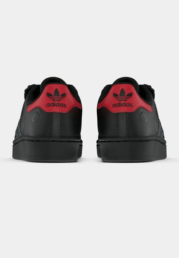 Унисекс кроссовки superstar со светодиодной подсветкой Adidas Originals, Core Black/Red — фото 4