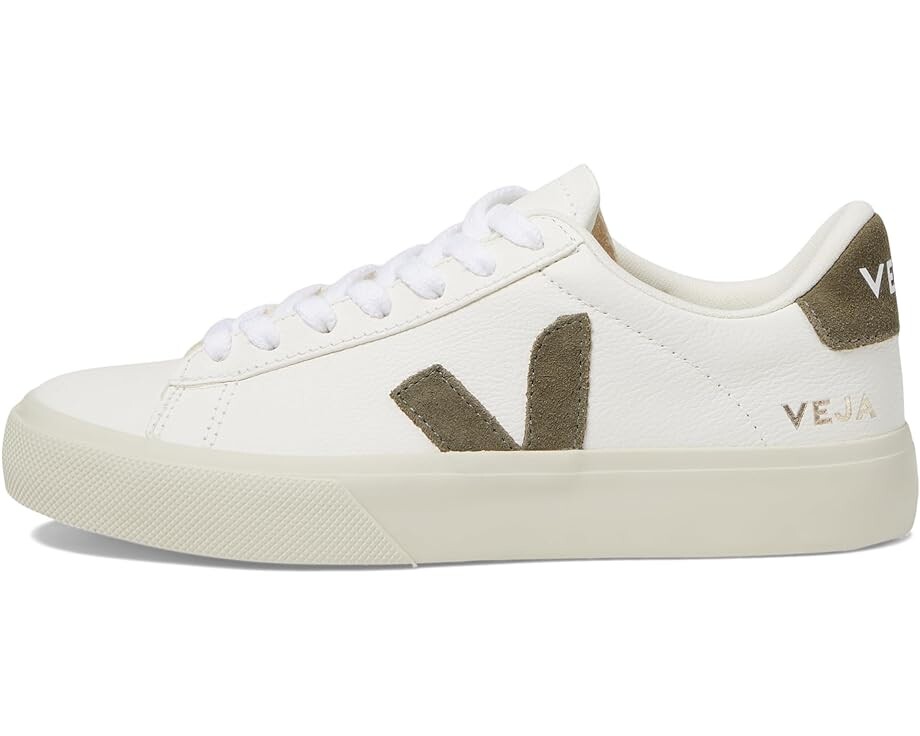 Кроссовки VEJA Campo, цвет Chrome Free/Extra White/Khaki — фото 4