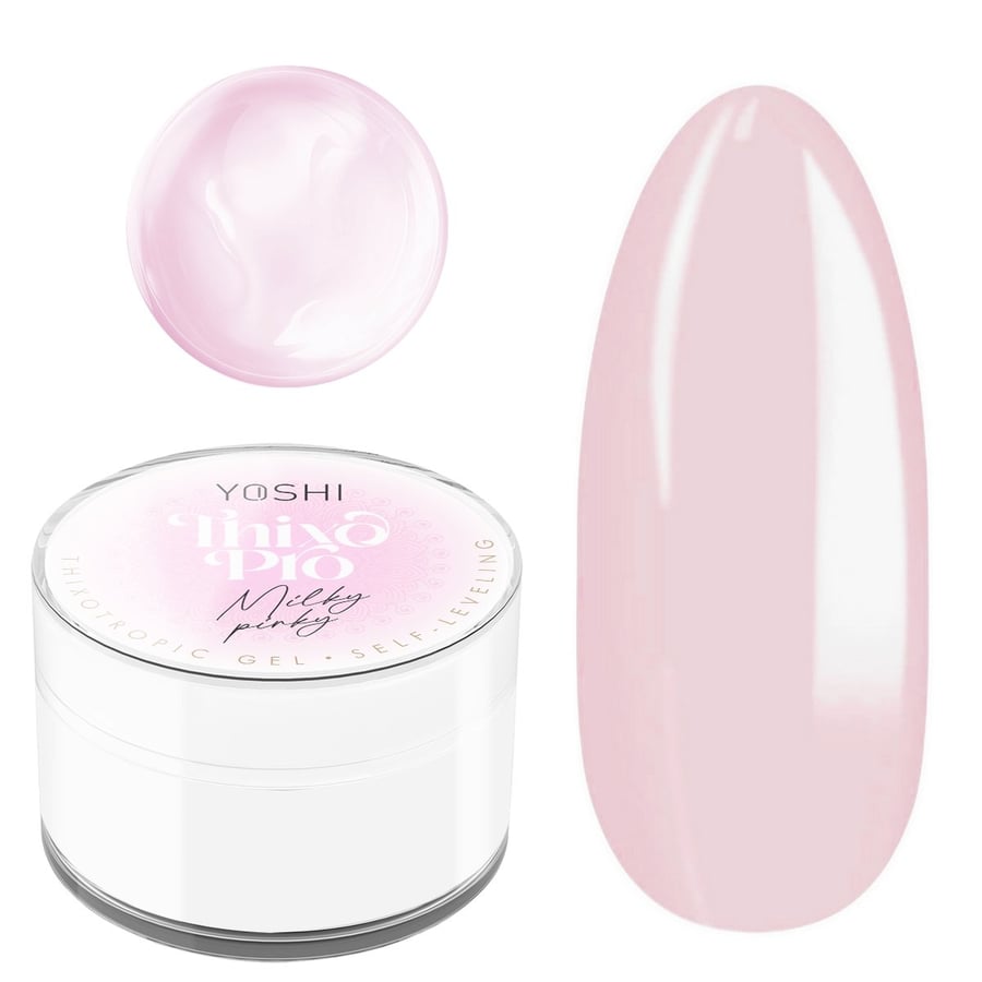 

YOSHI Thixo PRO Gel Milky Pinky Самовыравнивающийся гель 15 мл