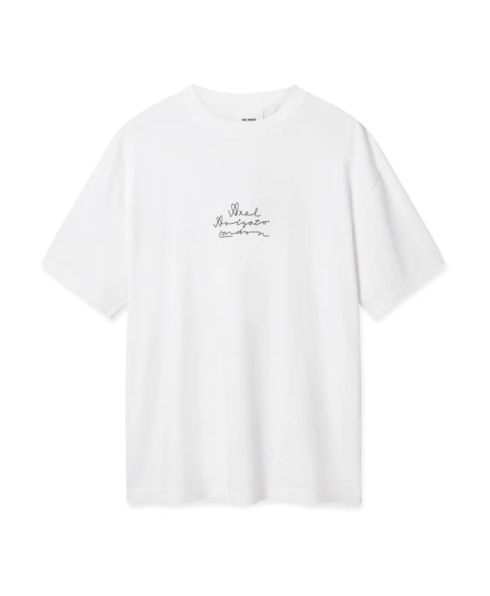 

Футболка с изображением лондонского города Axel Arigato, белый