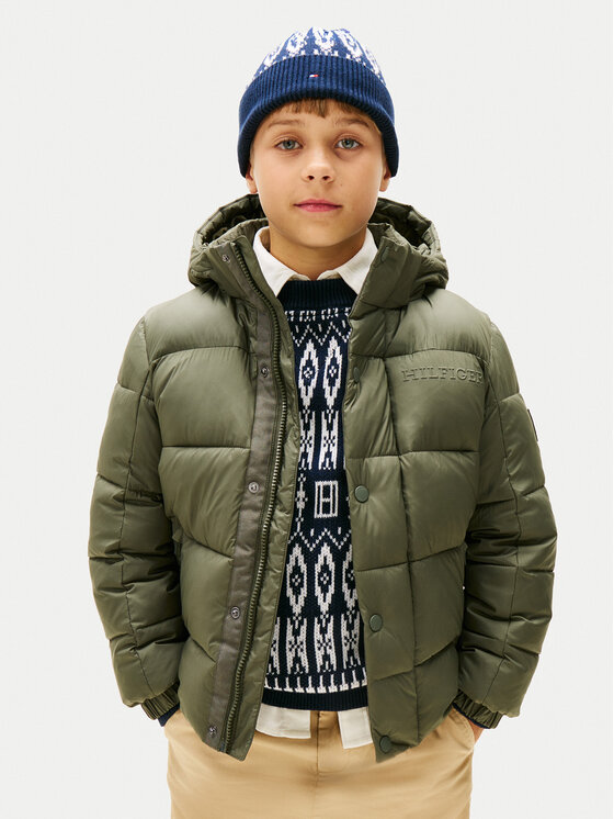 Зимняя куртка regular fit KB0KB10093 D Tommy Hilfiger, зеленый