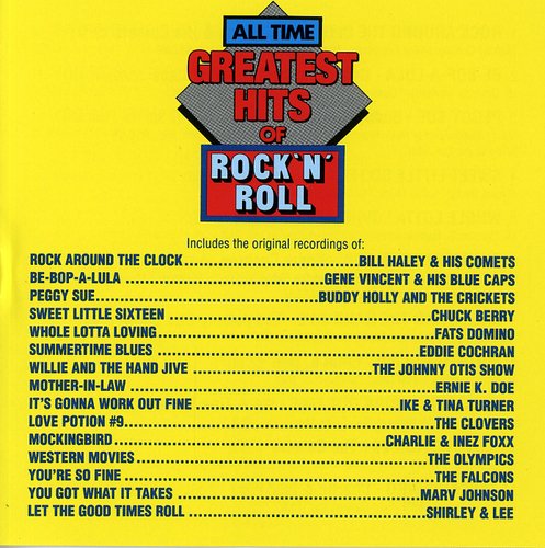 

CD диск All Time Greatest Rock N Roll / Various: All Time Greatest Rock N Roll / Various