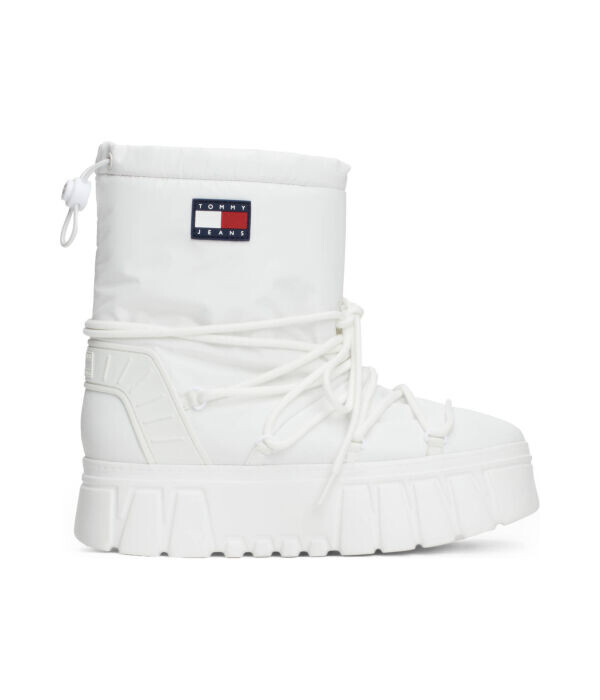 Ботинки женские Tommy Jeans зимние на платформе, белый