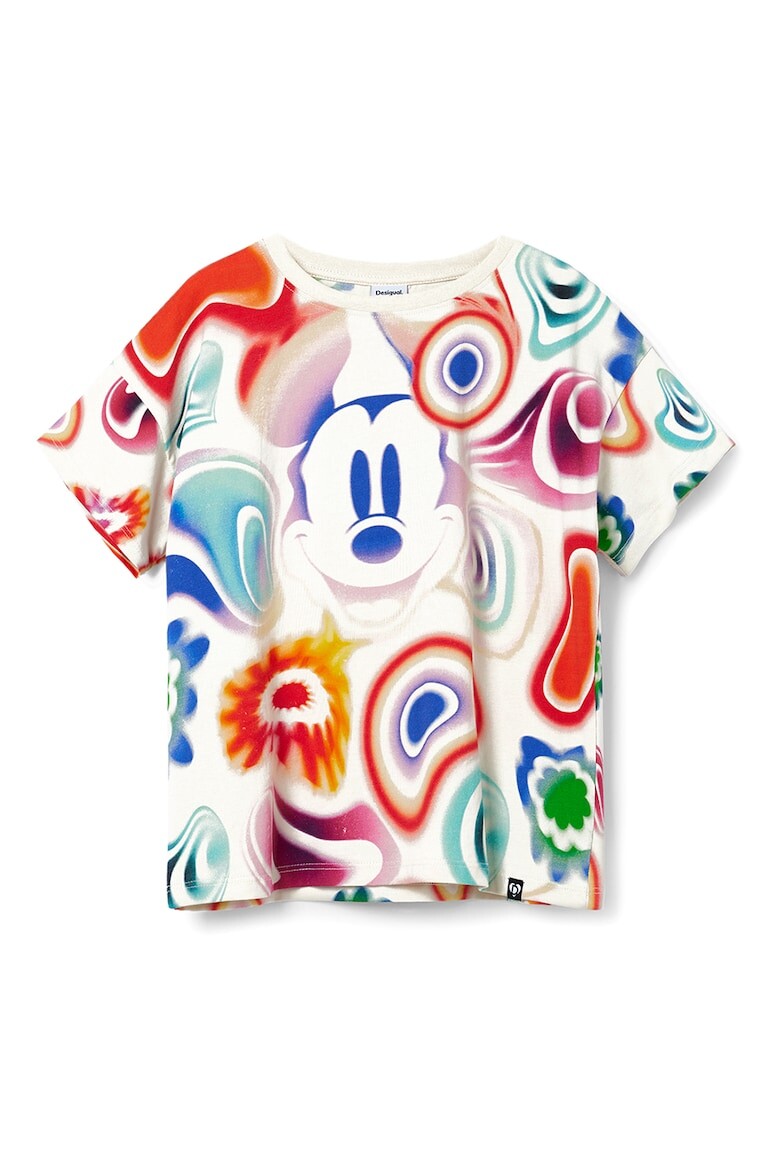 

Футболка с мультяшным рисунком Desigual, мультиколор