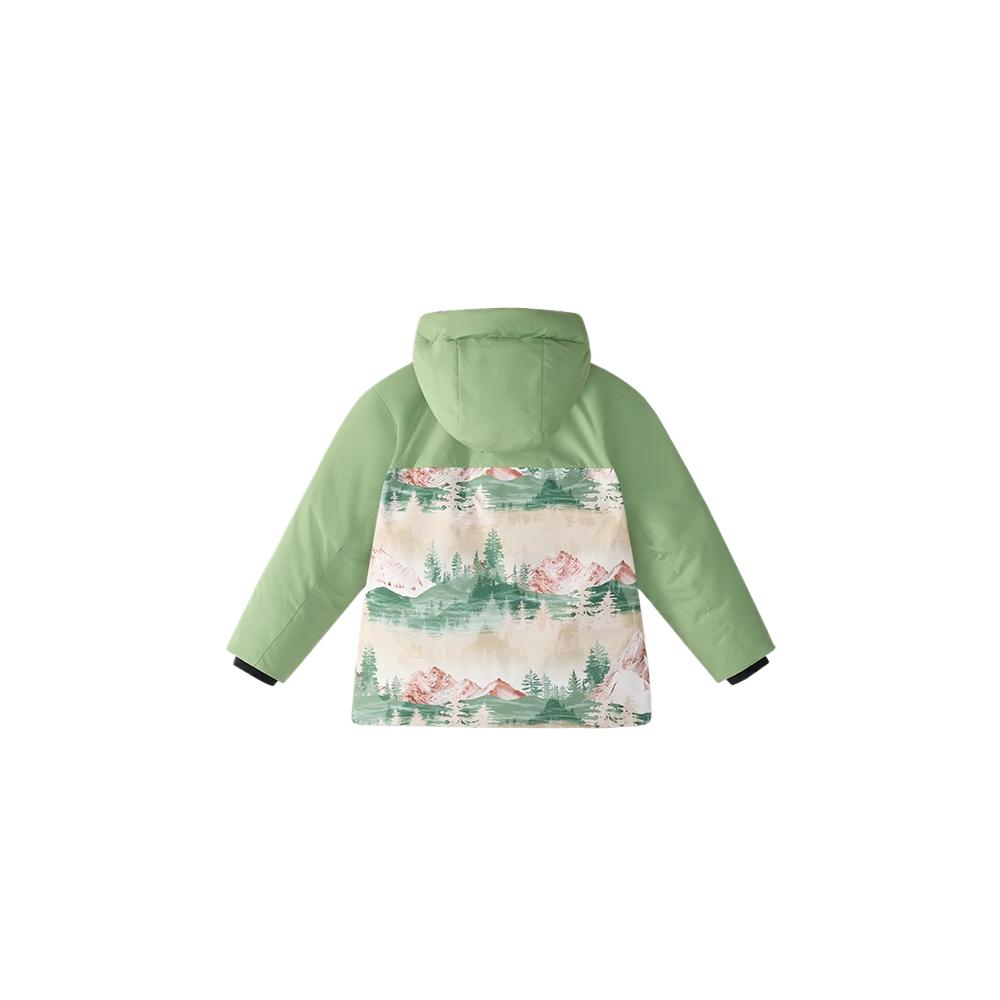 Детская зимняя куртка Pre school FILA KIDS, зеленый — фото 2
