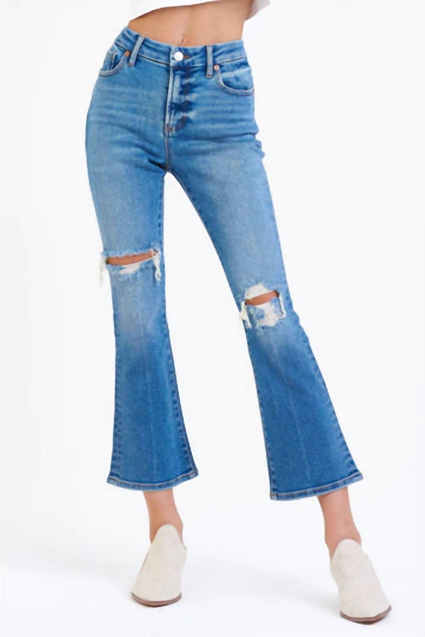 

Джинсы Jenna High Rise Cropped Flare в Golden Gate DEAR JOHN DENIM