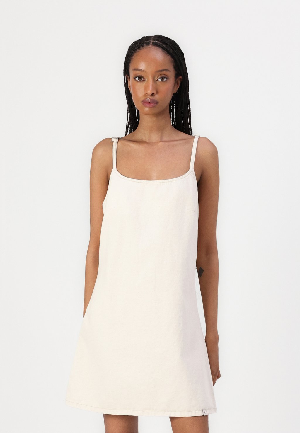 

Платье из денима ICONIC MINI DRESS Calvin Klein Jeans, синий