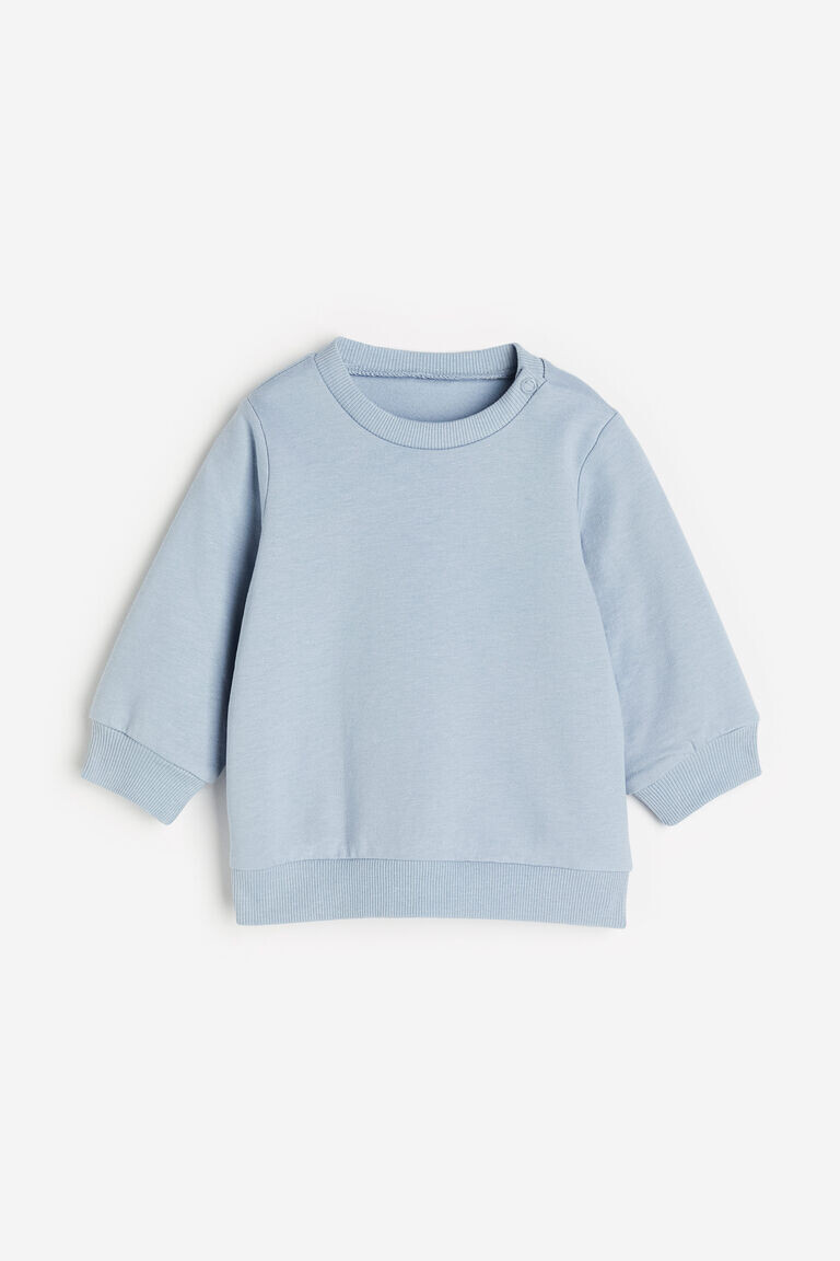 

Хлопковая толстовка H&M, синий