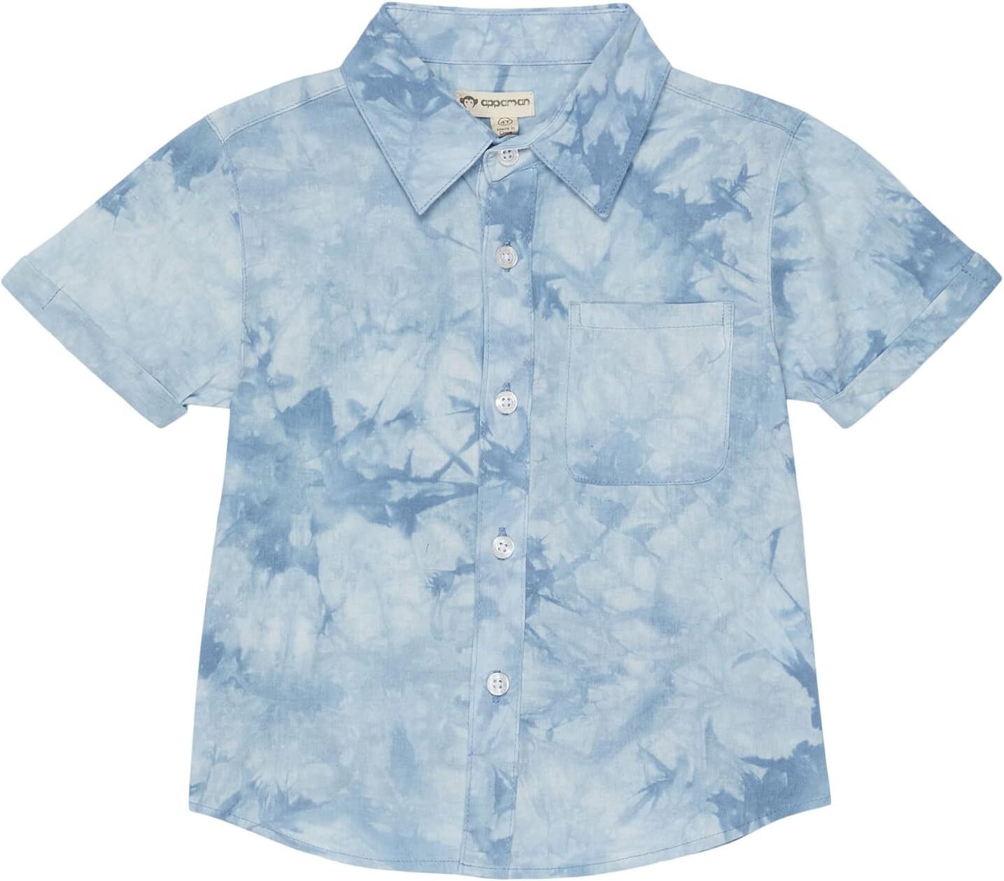 

Футболка Appaman Playa Short Sleeve Shirt, цвет Sky Blue