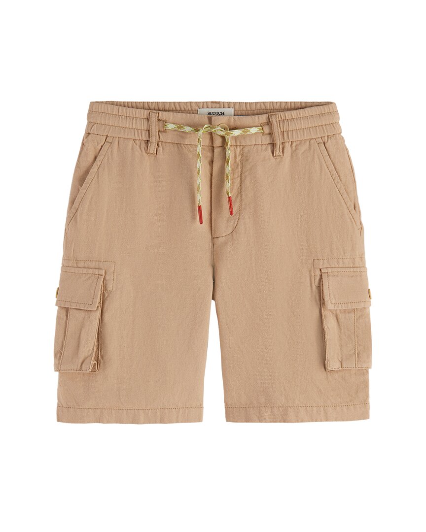 

Шорты-карго Scotch & Soda, окрашенные в готовом виде, бежевый