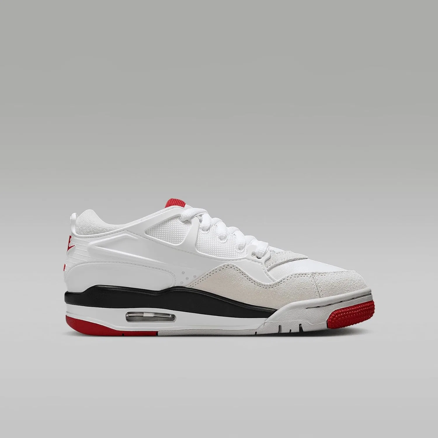 Детские кроссовки Nike Air Jordan 4 RM, White/Black/Neutral Grey/Varsity Red — фото 3