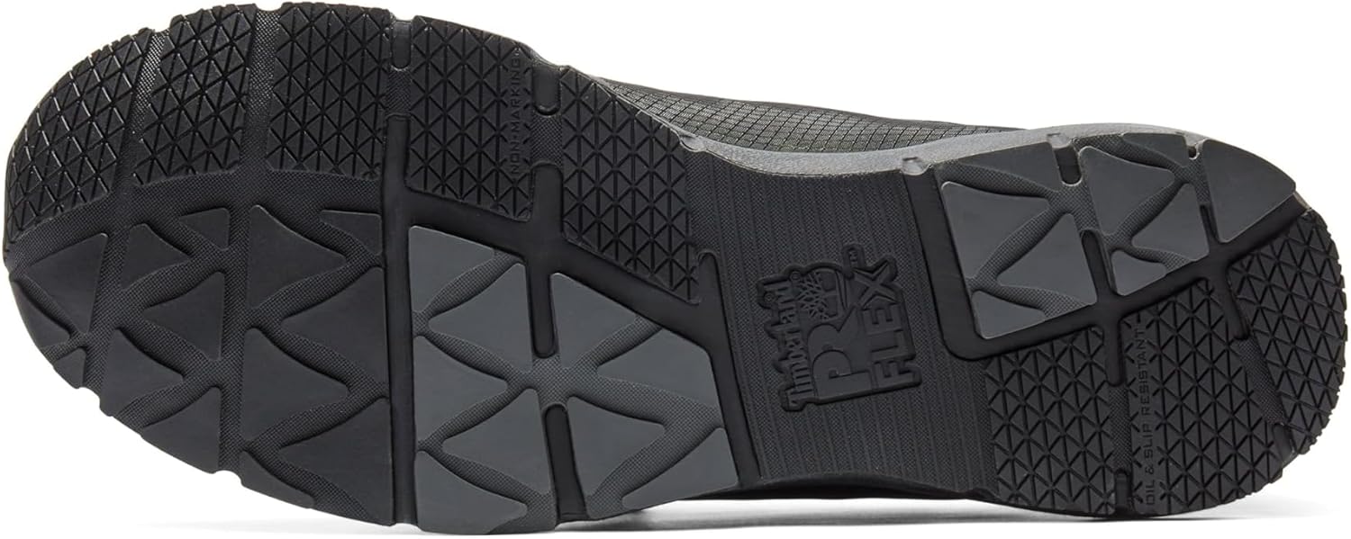 Timberland PRO мужские защитные туфли Powertrain Alloy Toe, Black/Hi-Viz — фото 3