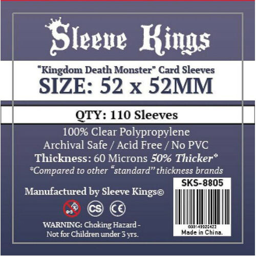 

Чехол для карточек 110 X Kingdom Death Monster Card Sleeves (52Mm X 52Mm)