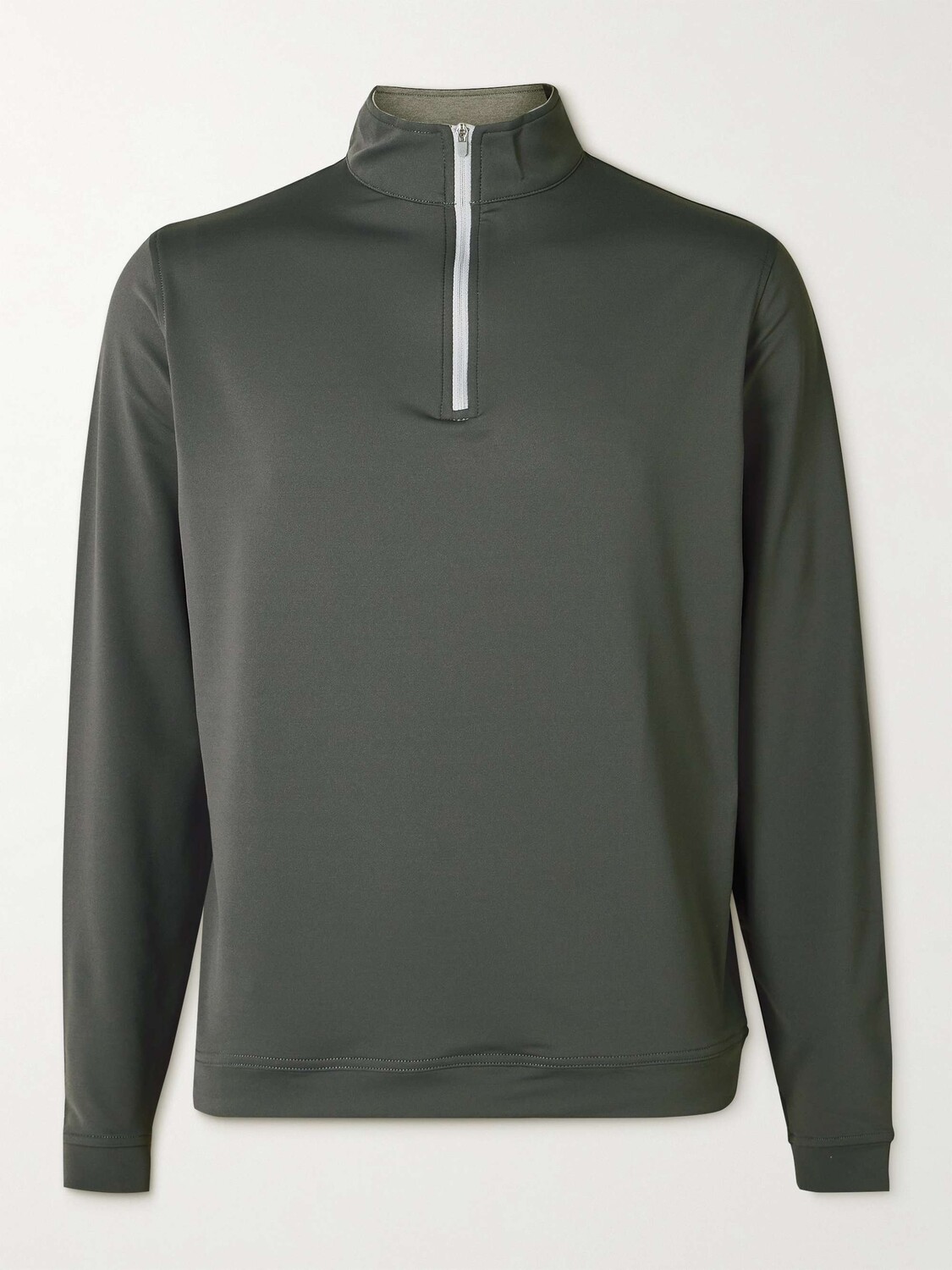 

Футболка Perth Tech-Jersey с молнией до середины бедра PETER MILLAR, серый