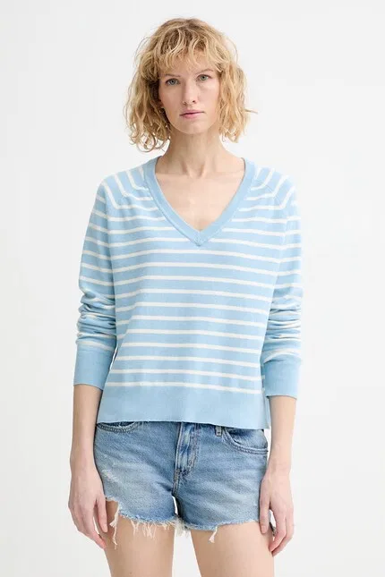 Свитер с V-образным вырезом Tara Super Soft Levi's, синий