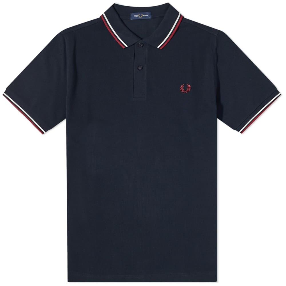 

Рубашка-поло Fred Perry с двумя кончиками, мультиколор