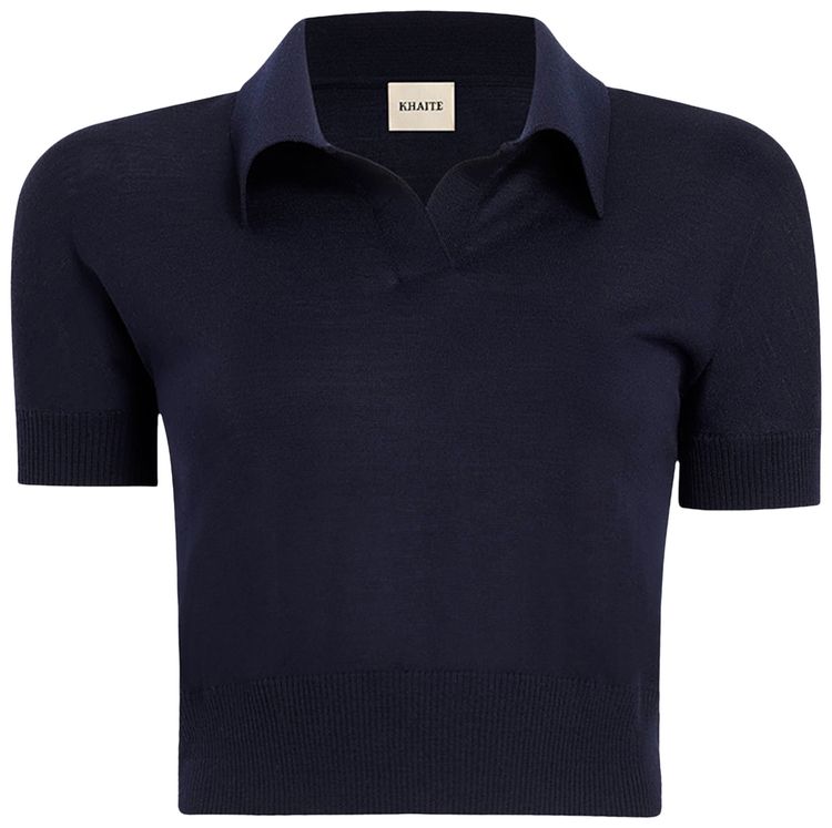 

Топ Khaite Morgane Top 'Midnight Navy', синий