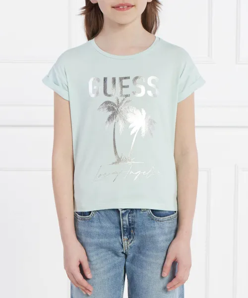 

Футболка Regular fit Guess, зеленый