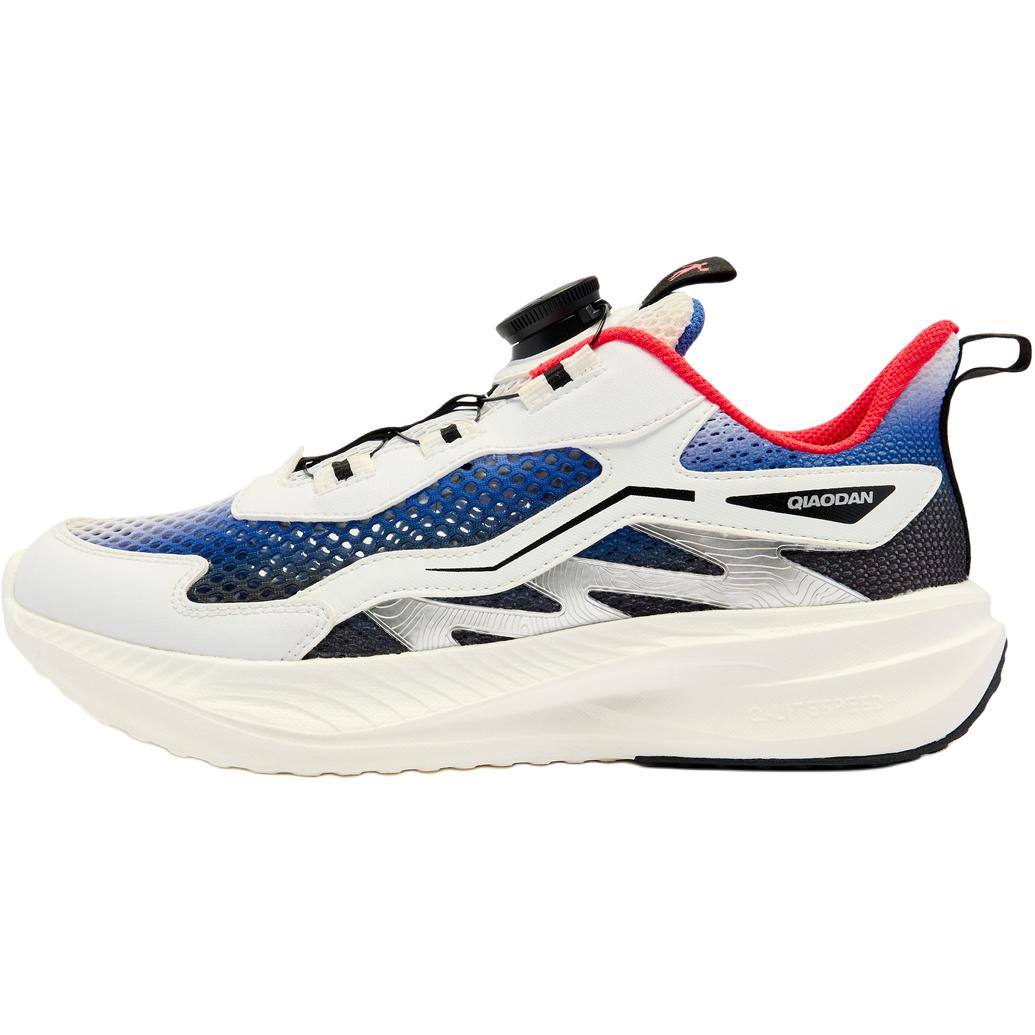 

QIAODAN Кроссовки для бега с низким верхом, противоскользящие, белые, для подростков